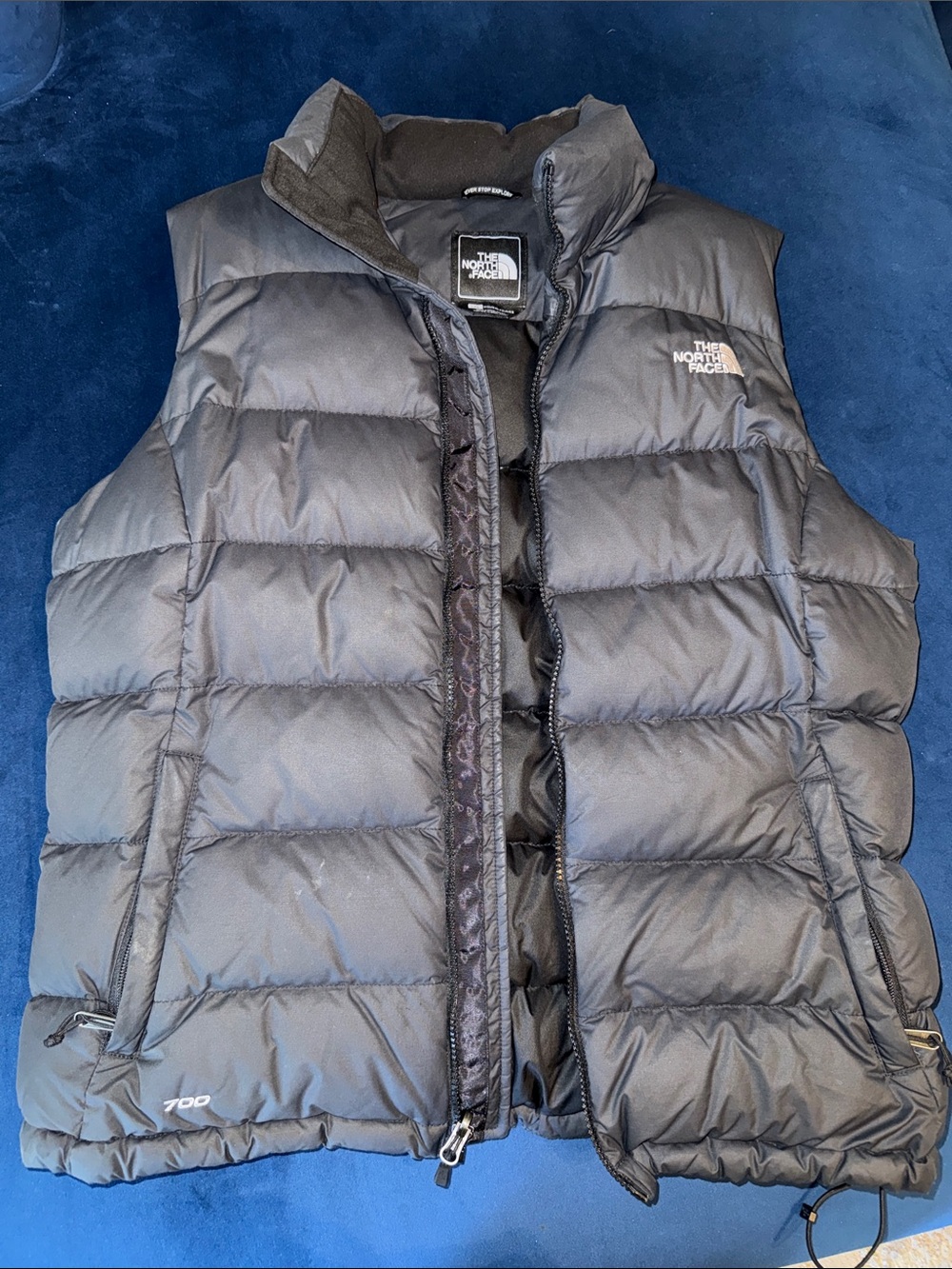 The North Face Black Down Puffer Vest